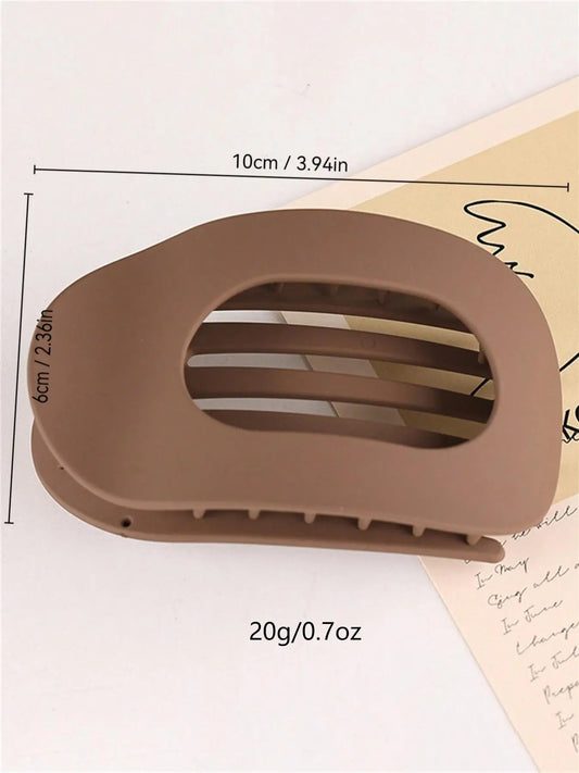 Solid Color Hair Clip, Casual Versatile Hair Accessories for Women, Minimalist Headwear Suitable for Thick Hair, Fashion Hair Accessories for Party, Daily Clothing Decor, Hair Clip Set